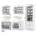 Ver imagem 4 de Cozinha Completa Americana 5 Peças Branco com Torre Quente 1 Forno - Móveis Henn Branco