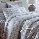 Ver imagem 2 de Jogo de Cama Duplo Casal 140 Fios Jade Realce Premium Sultan