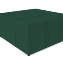 Ver mais imagens de Puff Decorativo Para Sala de Estar Quadrado Milano 90x90cm W01 Linho Verde Musgo - Lyam Decor
