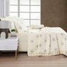 Kit Cobre Leito Colcha Nuance King 06 Peças Percal 200 Fios 100% Algodão Bordado - Vanilla - 2