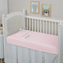 Ver imagem 4 de 2 Fronhas Berço Americano 100% Algodão Percal 300 Fios Qualidade:rosa