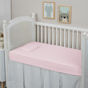 Ver imagem 2 de 2 Fronhas Berço Americano 100% Algodão Percal 300 Fios Qualidade:rosa