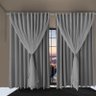Cortina Blackout Corta Luz de Ilhois Bia 2,40 X 1,50 Cinza - 6