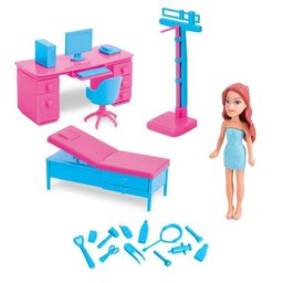 Brinquedo Clínica Médica da Judy Samba Toys com 18 Peças - 1