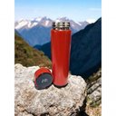 Ver imagem 6 de Garrafa Térmica Aço Inox com Termômetro Digital Led 500ml Vermelho