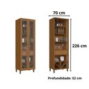 Ver imagem 6 de Cozinha Modulada Indekes 6 Peças 13 Portas 3 Gavetas Freijo/camurça