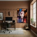 Ver imagem 2 de Quadro Decorativo Zé Pretinho da Umbanda - 70x50cm:moldura Preta