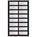 Ver imagem 1 de Porta de Correr Alumínio Preto Travessa 02 Folhas Maxx