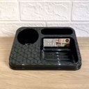 Ver imagem 5 de Organizador de Pia de Cozinha UZ Suporte Porta Detergente Esponja e Sabão em Barra Preto