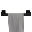 Ver imagem 2 de Porta Toalha Rosto Suporte Banheiro Toalheiro Preto F.elg