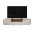 Ver mais imagens de Rack Bancada P/ Tv até 75 Pol Areta C/ 2 Portas 218x57cm Bali/cedro - Dj Móveis