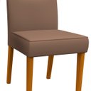Ver imagem 2 de Conjunto Com 2 Cadeiras Estofadas Lectus Cor Ype Camursa Marrom New Ceval 13040-311 - YPE/LUX