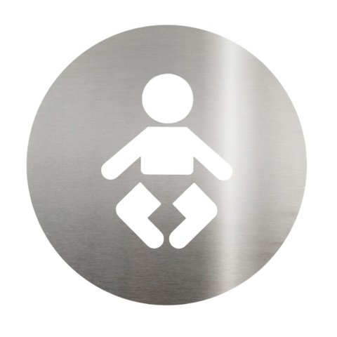 Placa de Sinalização Sanitário Trocador Biovis