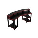 Ver imagem 1 de Mesa Computador Casal Gamer Me4167 Preto/vermelho - Tecno Mobili