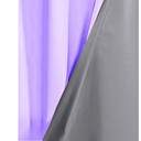 Ver imagem 3 de Cortina Pvc Blackout Corta Luz 280X180 Coleção Nova Admirare Cor: Lilás