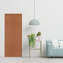 Ver imagem 2 de Kit Porta Pronta 214x77cm Fechadura Banheiro Colmeia Acabado Abertura Esquerda