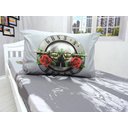 Ver imagem 3 de Jogo De Lençol Com Elastico E Fronha Guns N Roses Kit 2pçs