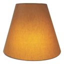 Ver imagem 4 de Arandela Retro Cone Vivare Md-2001 Cúpula em Tecido 25-26x13cm - Bivolt Palha 127-220v