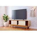 Ver imagem 2 de Painel Atlas para Tv de até 70 Polegadas - Cinamomo Off White - Madetec