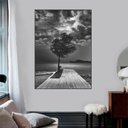 Ver imagem 1 de Quadro Canvas Árvore Ao Vento 1,20x90