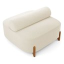 Ver imagem 2 de Sofá Ilha Orgânico Living Evo 125cm 02 Lugares Bouclê Bege - Desk Design