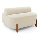 Ver imagem 5 de Sofá Ilha Orgânico Living Evo 125cm 02 Lugares Bouclê Bege - Desk Design