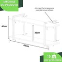 Ver mais imagens de Nicho de Parede Organizador para Quarto 60cm Cm F.granada