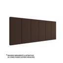 Ver imagem 2 de Cabeceira Queen Lisa Suede Espuma Premium Modulada Estofada Quarto Cama - Marrom