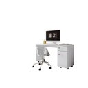Ver imagem 2 de Escrivaninha Office Malta Lukaliam com Gaveta com Chave Rodízios Tampo 25mm 1,35m:branco