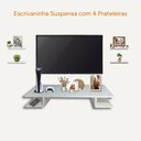 Ver imagem 2 de Escrivaninha Suspensa Mdf com 4 Prateleira