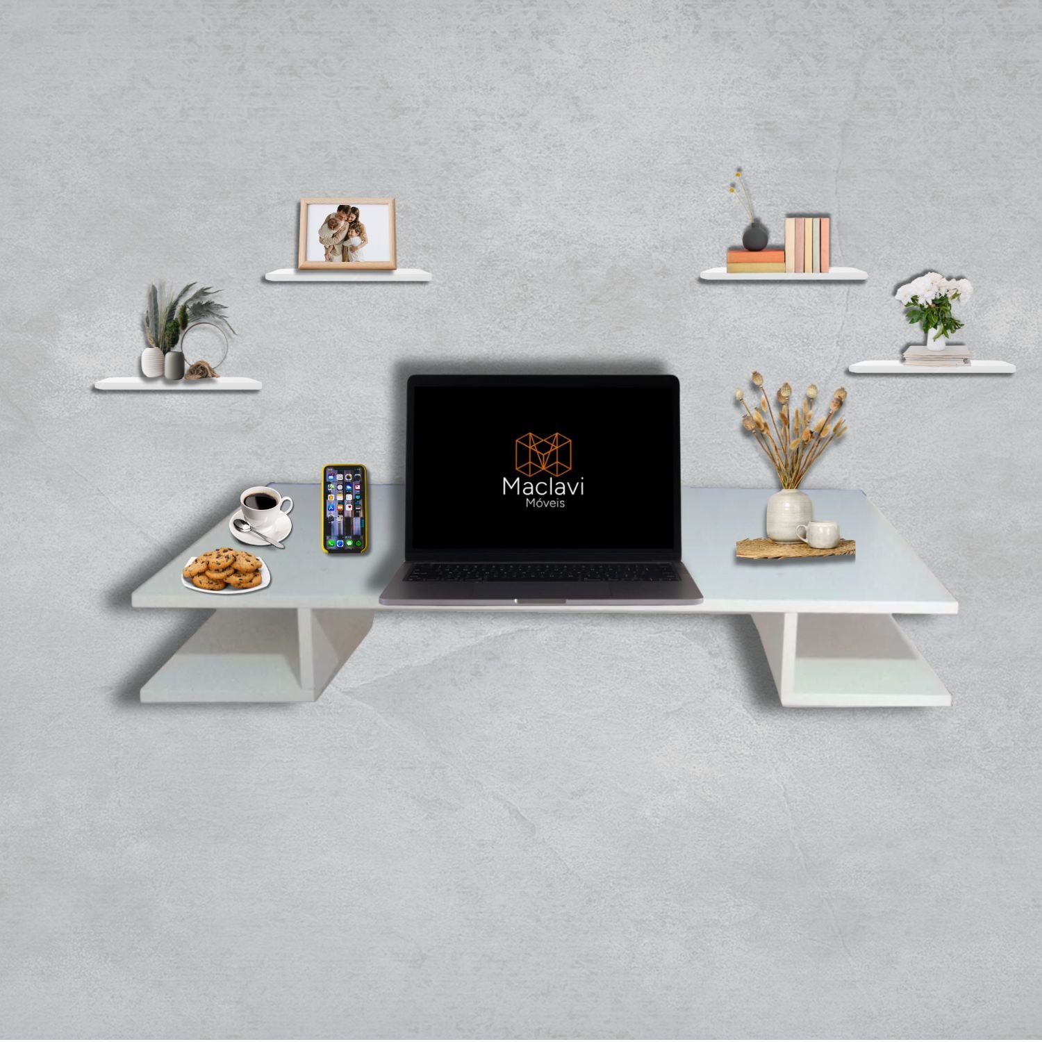 Escrivaninha Suspensa Mdf com 4 Prateleira é boa?