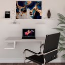 Ver imagem 3 de Escrivaninha Suspensa Mdf com 4 Prateleira