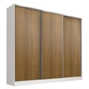 Ver imagem 1 de Guarda Roupa Infantil 100% MDF Logan 3 Portas Correr Madesa