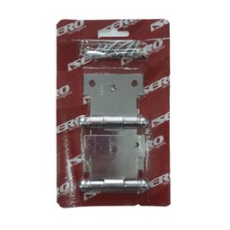 Dobradiça Palmela 4" X 2,5'' Ferro Cromado Cartela com 2 Unidades Isero - 3