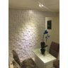 5 Placas Revestimento 3d 50cmx50cm Pared Kit Teto Geométrico - 5