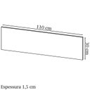 Ver imagem 4 de Painel Divisor de Mesa 110 Cm Me4183 Preto Tecno Mobili