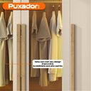 Ver imagem 7 de Guarda-Roupas Milão 3 Portas com 2 Portas Reflecta LED e 2 Gavetas Internas Cinamomo Off White