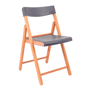 Cadeira de Madeira Dobravel Potenza Fold Grafite (13797352) - Tramontina