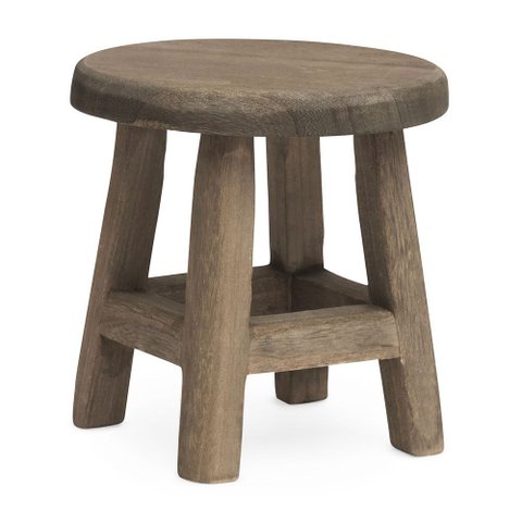 Banco Decorativo em Madeira 18cm 21638 Mart