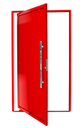Ver imagem 1 de Porta Pivotante Alumínio Lambril c/Puxador D.Vermelho 100 Brimak
