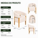 Ver imagem 4 de Poltrona Belleve Premium X 73cm Branco Marfim