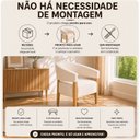 Ver imagem 6 de Poltrona Belleve Premium X 73cm Branco Marfim