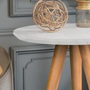 Ver imagem 2 de Conjunto 2 Mesas Classic para Sala com Pés Estilo Retrô Palito - Branco