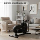 Ver imagem 4 de Elíptico Resistência a Ar Simulador Caminhada com Monitor Suporta 150kg Importway Iwf018