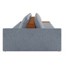 Ver imagem 5 de Sofá Ilha 4 Lugares Living 512cm Modulado para Sala Lary Linho Azul K01 - D'Rossi