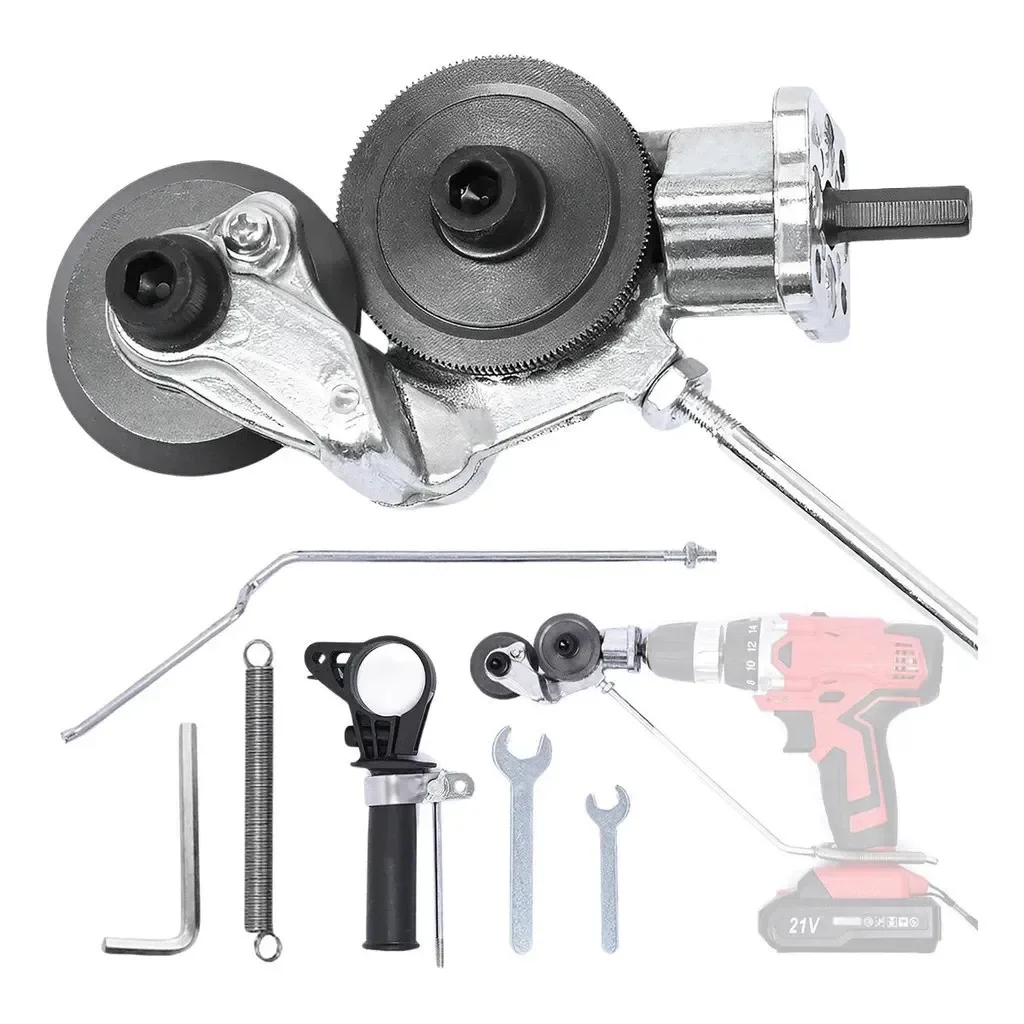 Ver imagem 2 de Cortador Chapas Placas Calhas Telhas Pvc para Parafusadeira