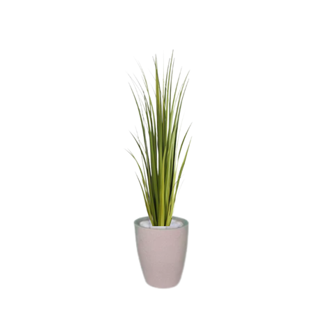 Planta Árvore Artificial Grass 1,20 m Kit + Vaso S. Bege 30 cm