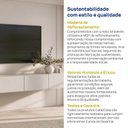 Ver imagem 7 de Rack Suspenso para TV até 75 Polegadas 210cm Aruá CabeCasa MadeiraOriginals
