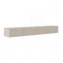 Ver imagem 2 de Rack Suspenso para TV até 75 Polegadas Planejado 210cm Aruá CabeCasa MadeiraOriginals Off White