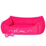Cama Pet Para Cachorro E Gato Pequeno Rosa Kiara:Rosa - 2